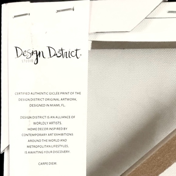 Design District HUGE Designer Canvas Wall Art NWT - Picture 7 of 8